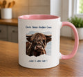 Castle Green Highland Cow Pink