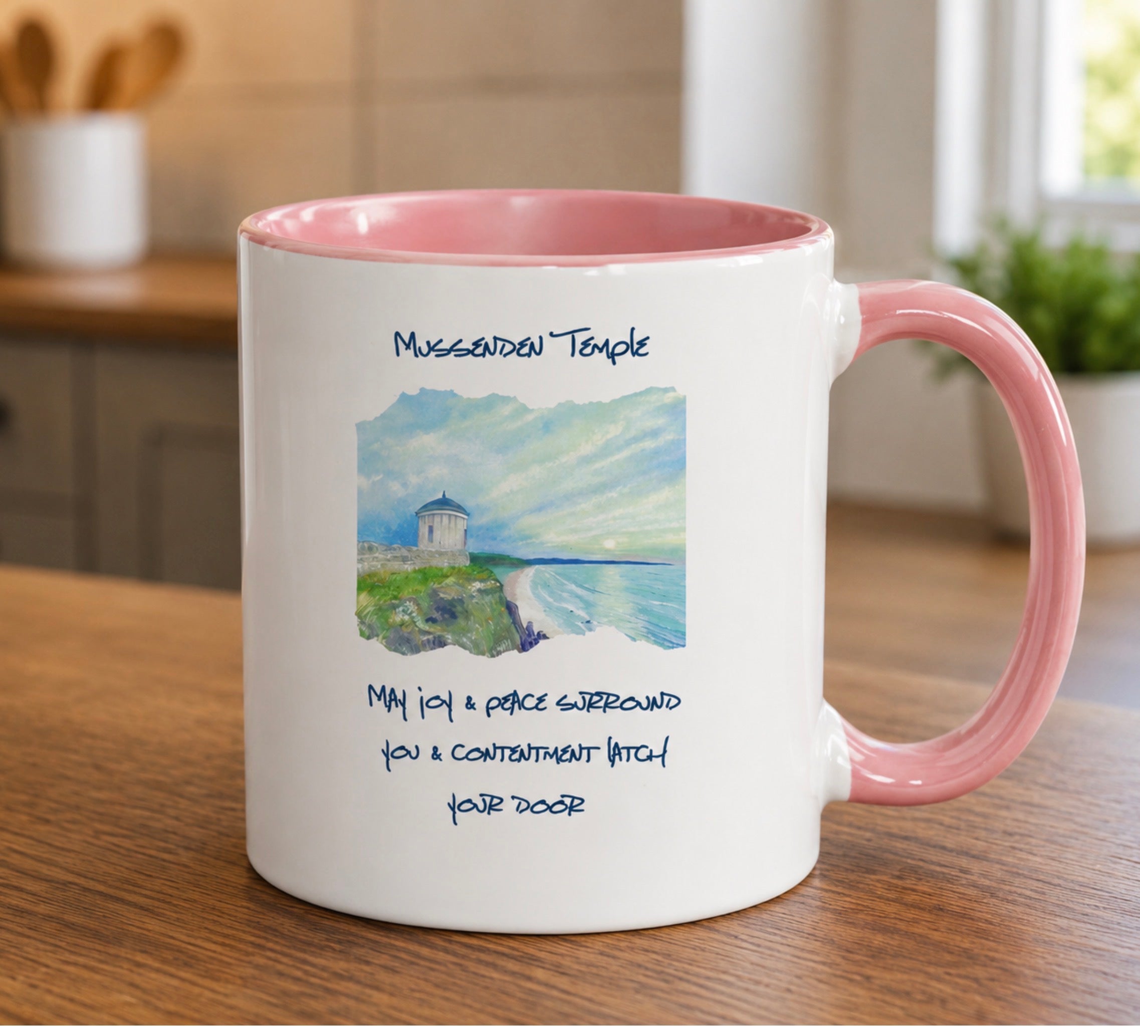 Mussenden Temple Mug Pink