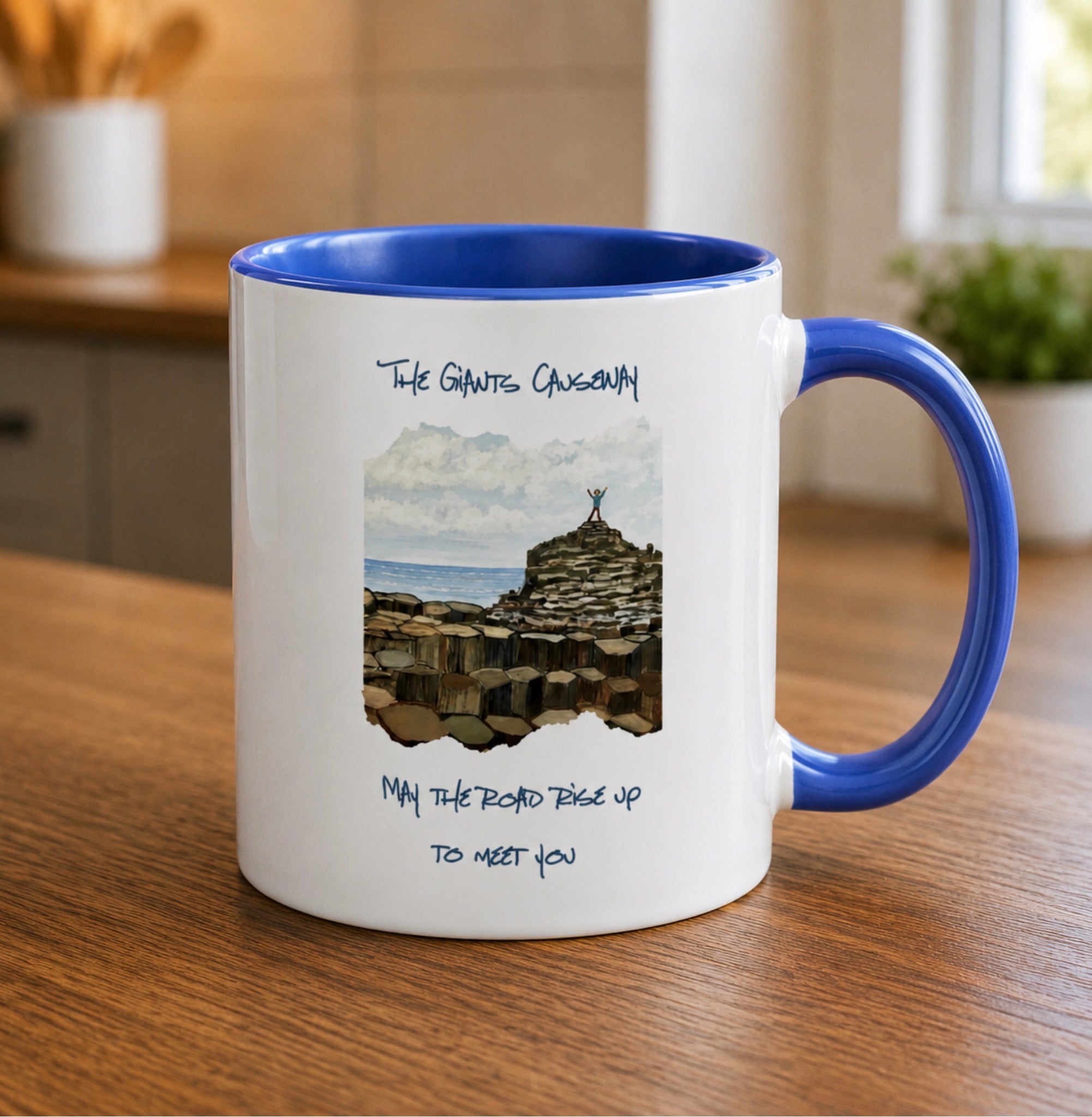 Giants Causeway Mug Blue