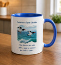 Cushendun Oyster Catchers Mug Blue