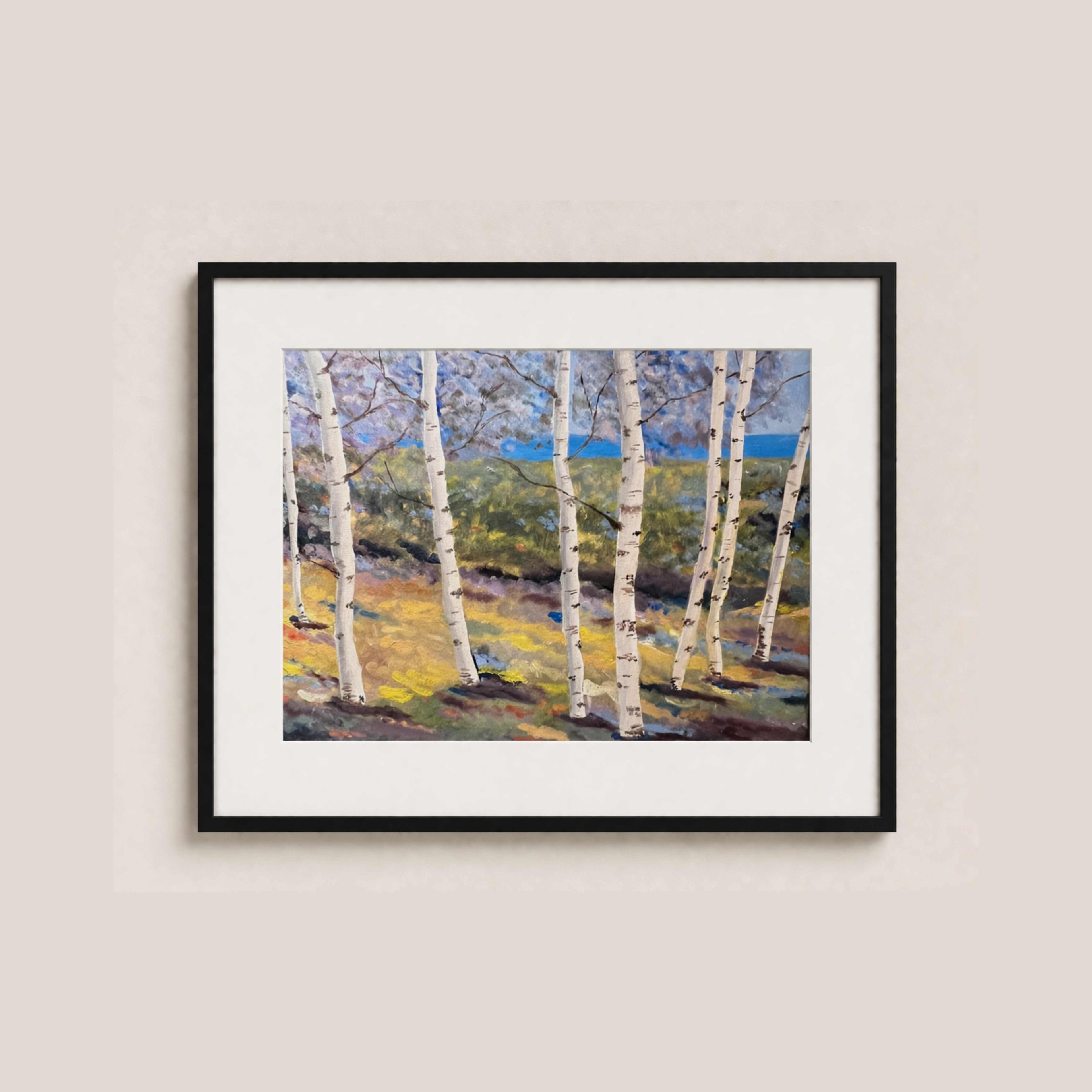 Silver Birches in Summer
